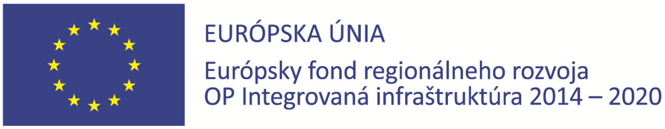 logo európskeho fondu regionálneho rozvoja